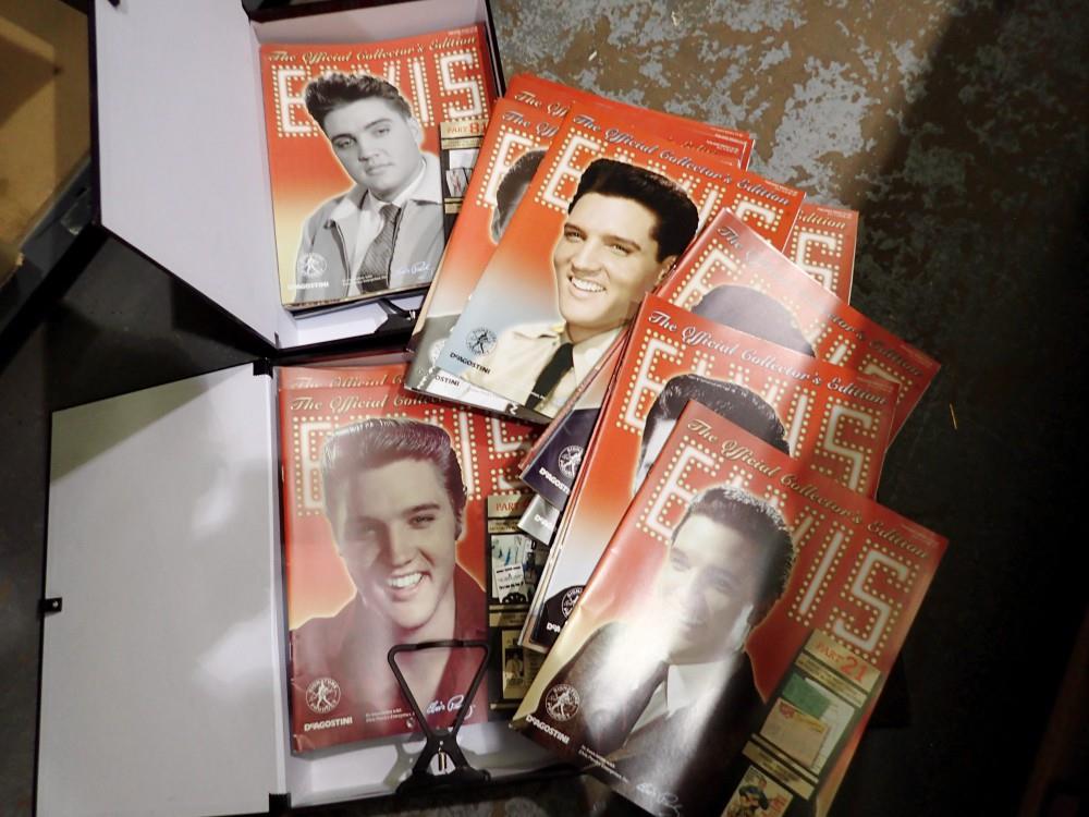 Seventy Elvis Presley magazines in good condition, numbers 21-90. Not available for in-house P&P