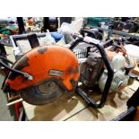 Stihl TS350 concrete cutter, working at lotting up. All electrical items in this lot have been PAT
