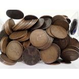 Quantity of pre decimal pennies with several Heaton mint examples. UK P&P Group 2 (£20+VAT for the