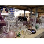 Collection of mixed glass. Not available for in-house P&P