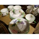 Bell China and other teaware. Not available for in-house P&P