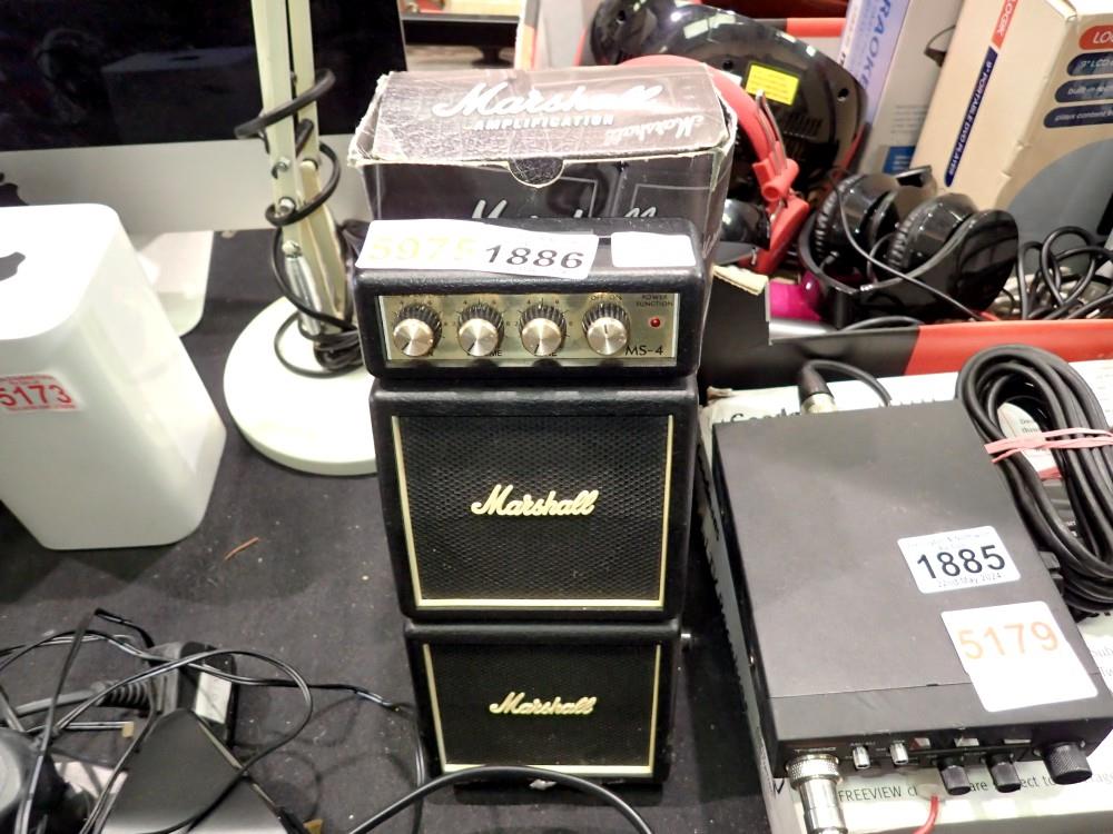 Marshall MS-4 micro stack in box. Not available for in-house P&P