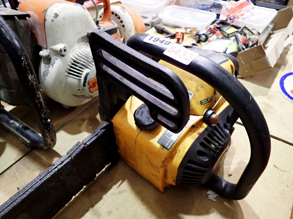 JCB petrol chainsaw. Not available for in-house P&P