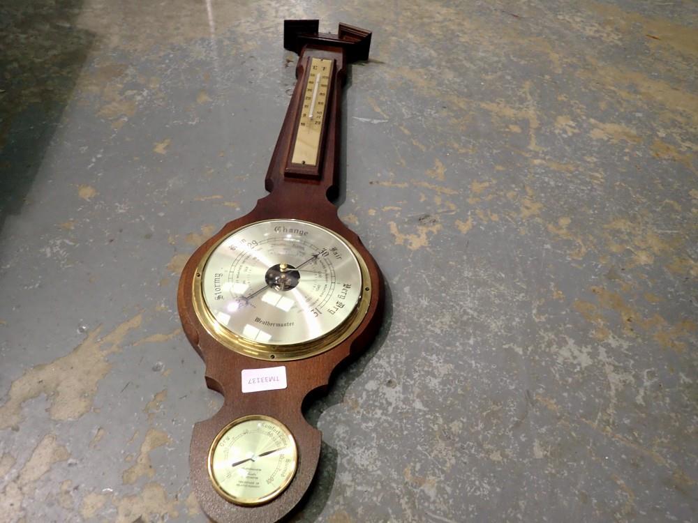 Barometer by Weathermaster, H: 77 cm. Not available for in-house P&P