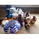 Mixed ceramics with Royal Doulton toby jug. Not available for in-house P&P