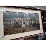 Large charger of The Light Brigade Scotland forever or rear. Not available for in-house P&P