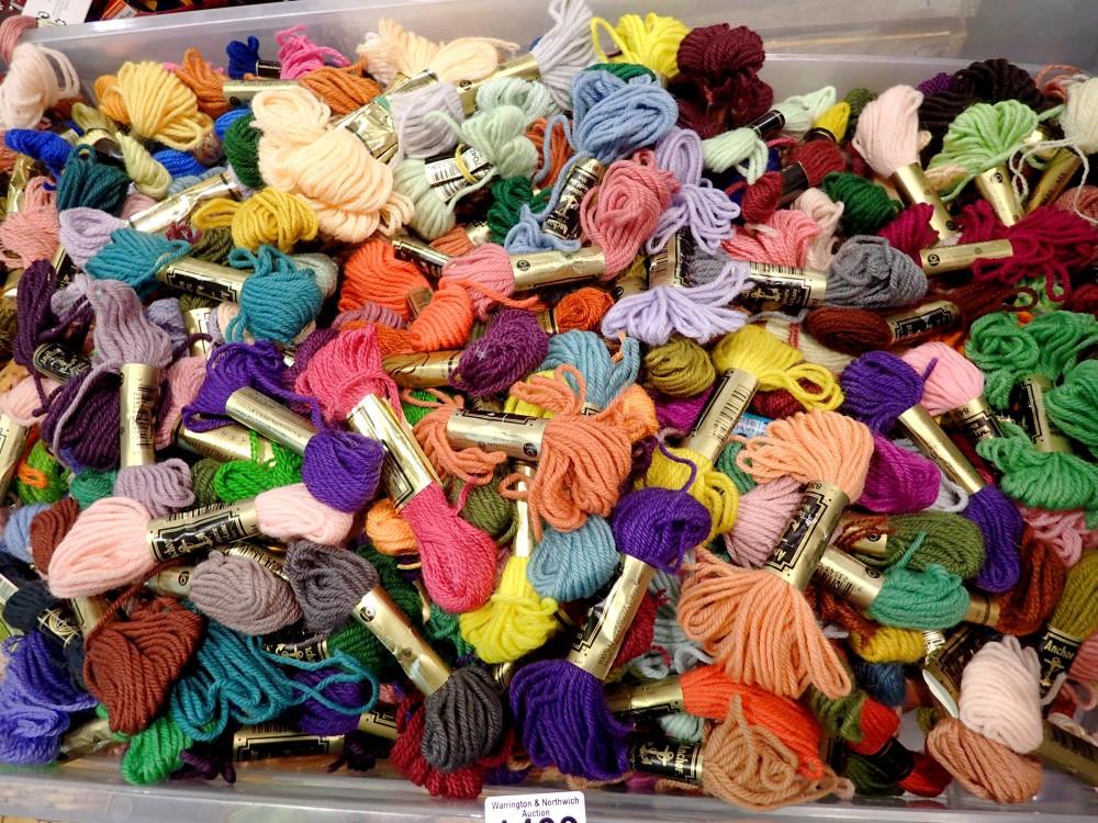 Large quantity of tapestry wool. Not available for in-house P&P