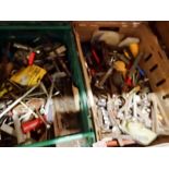 Two boxes of mixed hand tools. Not available for in-house P&P
