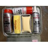 Presentation Toyota cleaning kit. Not available for in-house P&P