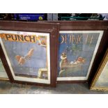 Two Frank Reynold framed Punch prints. Not available for in-house P&P