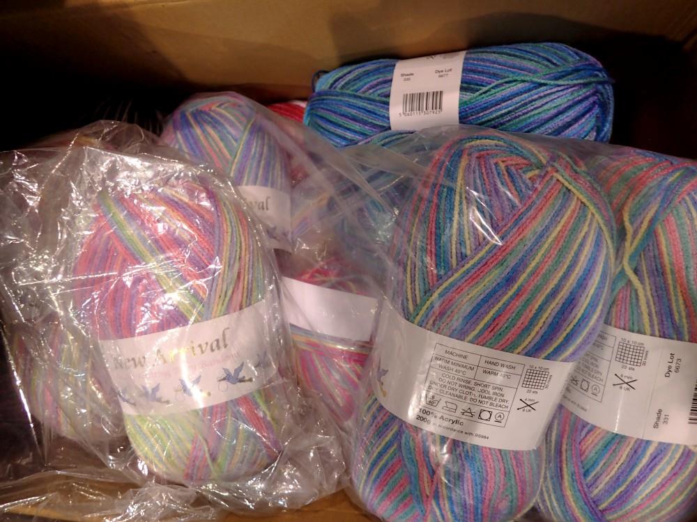 Jarol new arrival double knitting baby randoms wool, 200g, twenty three balls in total. Not