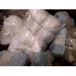 Wolans bunny jumbo wool, 200g/80m balls, twenty one balls in total. Not available for in-house P&P