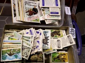 Quantity of mixed tea cards and others. Not available for in-house P&P