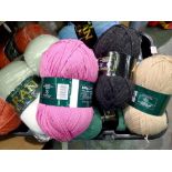 Twenty eight balls of Woolcraft Arran knitting 400g 700-800m balls. Not available for in-house P&P