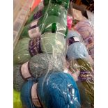 New fashion double knitting wool, 100g balls, forty balls in total. Not available for in-house P&P