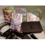 Nintendo Switch docking station and accessories, includes three unopened games. UK P&P Group 1 (£