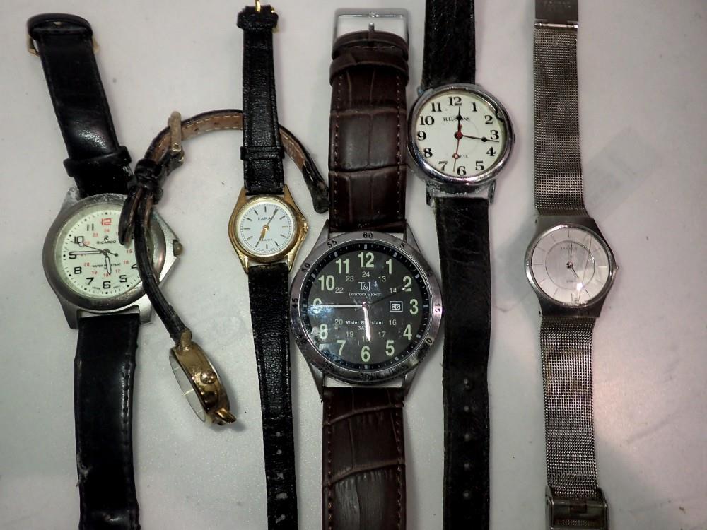 Mixed wristwatches including Skagen. UK P&P Group 1 (£16+VAT for the first lot and £2+VAT for