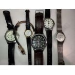 Mixed wristwatches including Skagen. UK P&P Group 1 (£16+VAT for the first lot and £2+VAT for