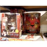 Four boxed toys including Dobby from Harry Potter. Not available for in-house P&P