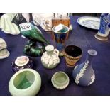 Small ceramics including Wedgwood. Not available for in-house P&P