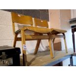 Two bentwood chairs. Not available for in-house P&P