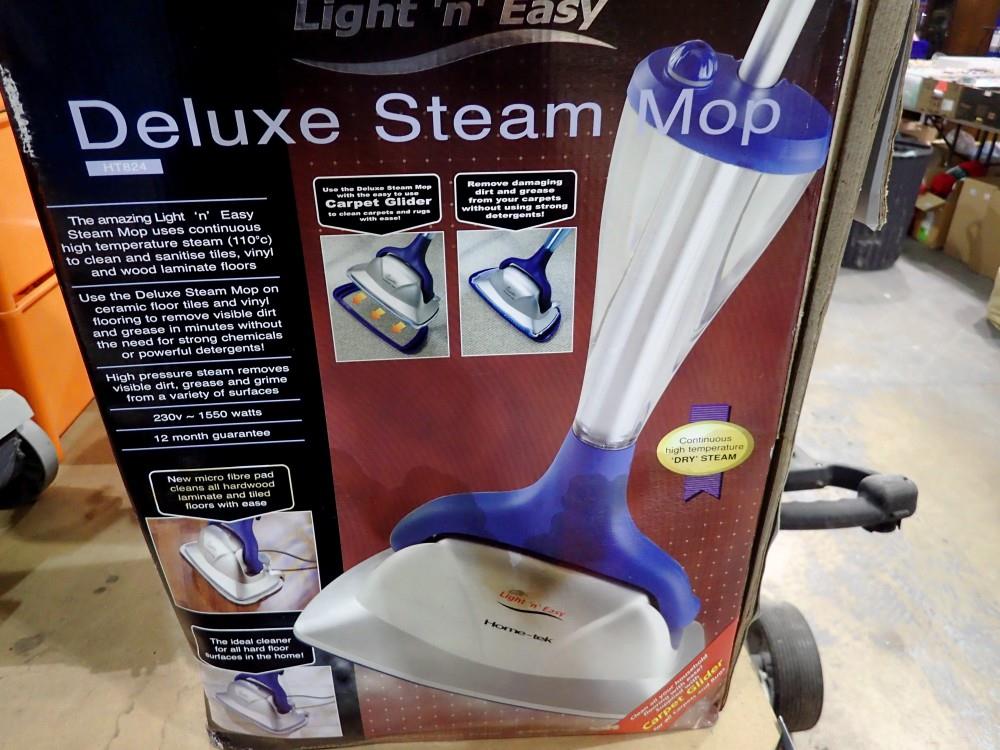 Deluxe steam mop. Not available for in-house P&P