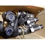 Four pairs of binoculars including gueizer and hunter. Not available for in-house P&P