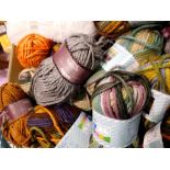 Stylecraft 100g balls, special XL tweed wool, mixed colours, fifty four balls in total. Not