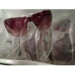Box of ladies sunglasses. Not available for in-house P&P