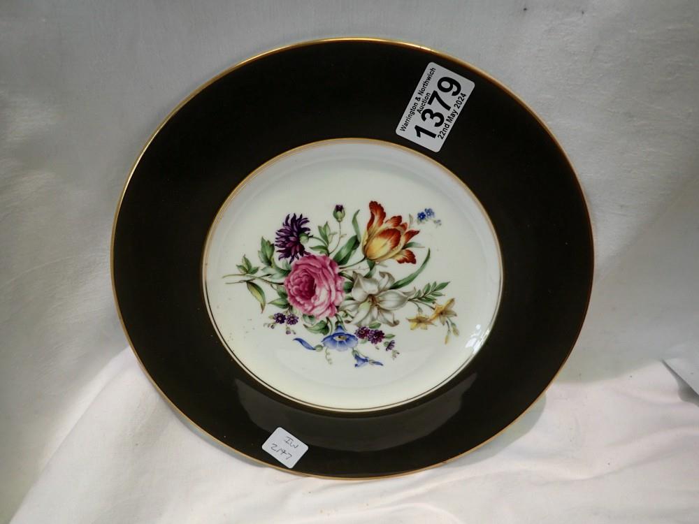 Royal Worcester Miranda plate. Not available for in-house P&P