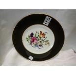 Royal Worcester Miranda plate. Not available for in-house P&P