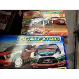 Micro Scalextric (appears complete) and a quantity of Scalextric track. Not available for in-house