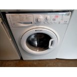 Hotpoint WMAQB721 Aquarius washing machine. All electrical items in this lot have been PAT tested