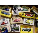 Quantity of boxed diecast vehicles. Not available for in-house P&P