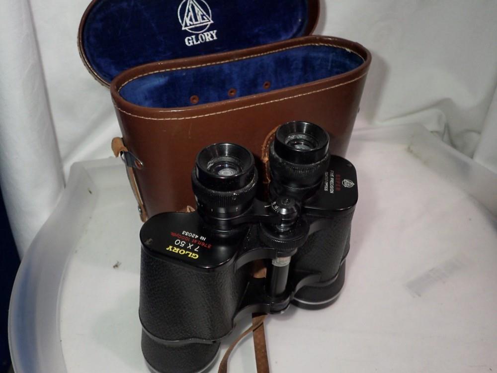 Pair of Glory 7 x 50 binoculars. UK P&P Group 1 (£16+VAT for the first lot and £2+VAT for subsequent