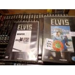 Forty one Elvis Presley DVDs. Not available for in-house P&P