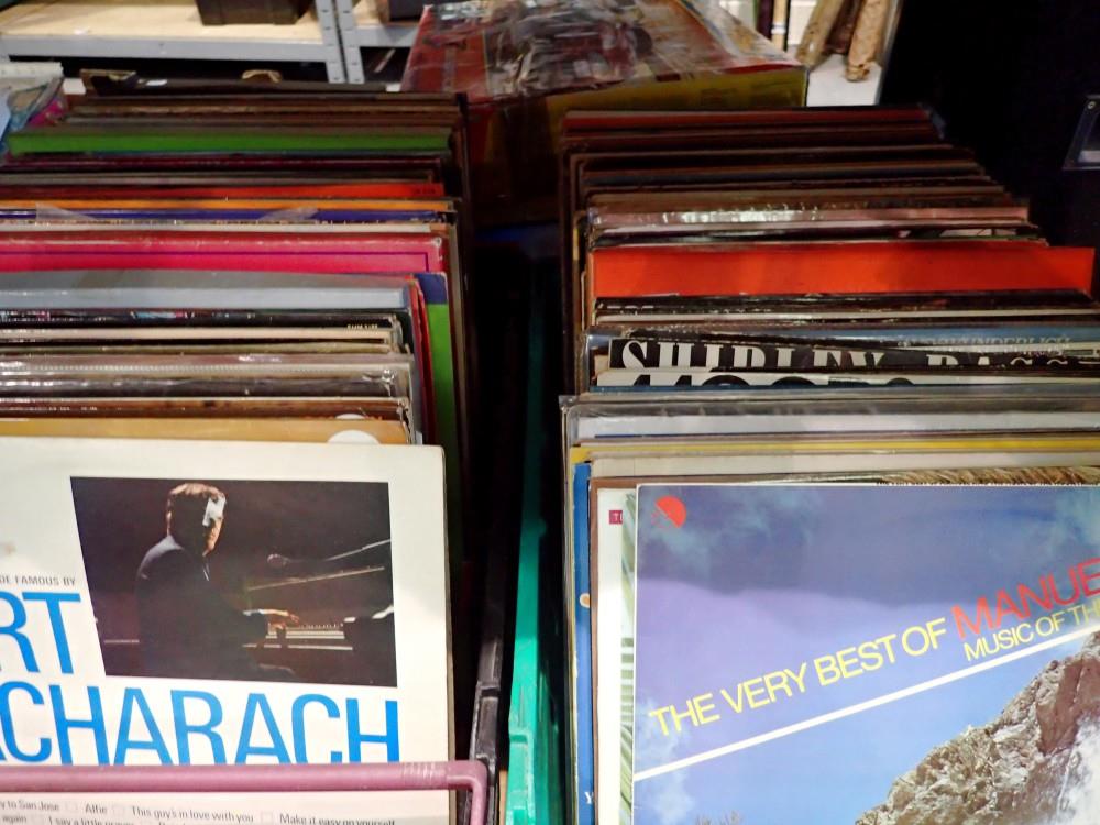 Approximately 250 mixed genre LPs. Not available for in-house P&P