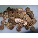 Quantity of EF grade pennies, mostly 1967. UK P&P Group 1 (£16+VAT for the first lot and £2+VAT