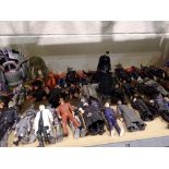 Fifty seven loose Doctor Who figures by World Wide limited, incomplete, very good condition. Not