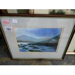 A pastel lakeland scene by Warrington artist Dave Percival. Not available for in-house P&P