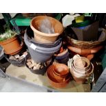 Large quantity of plant pots. Not available for in-house P&P