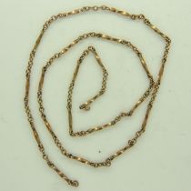 9ct gold neck chain, damaged, 3.8g. P&P Group 0 (£6+VAT for the first lot and £1+VAT for