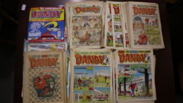 Approximately 175 Dandy comics. UK P&P Group 3 (£30+VAT for the first lot and £8+VAT for