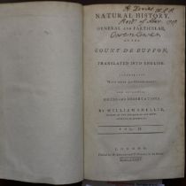 1785 Natural History particular Count de Buffon. UK P&P Group 1 (£16+VAT for the first lot and £2+