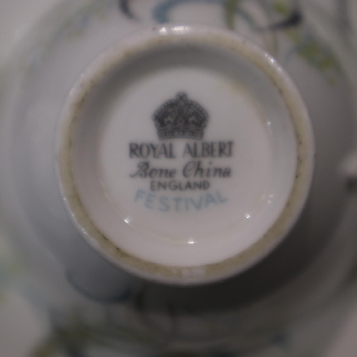 Royal Albert 34 piece tea service in the Festival pattern, no chips or cracks. Not available for - Image 2 of 2