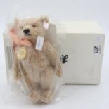 Steiff mohair bear in unopened dust bag, boxed, H: 27 cm. UK P&P Group 2 (£20+VAT for the first