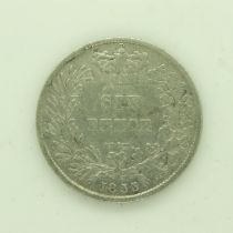 1855 boxed silver sixpence of Queen Victoria. UK P&P Group 1 (£16+VAT for the first lot and £2+VAT