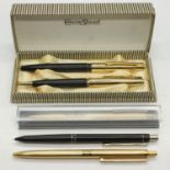 Conway Stewart model 69 pen and pencil set and other pens. UK P&P Group 1 (£16+VAT for the first lot