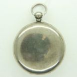 Chester hallmarked silver full hunter pocket watch case, 61g. UK P&P Group 1 (£16+VAT for the