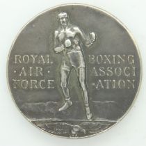 1935-36 Royal Air Force Boxing Association medal. UK P&P Group 1 (£16+VAT for the first lot and £2+